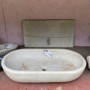 Lavabo Ovale in Marmo