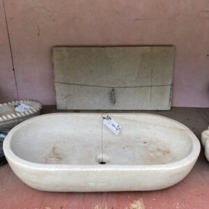 Lavabo Ovale in Marmo