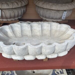 Vasca a Conchiglia in Travertino