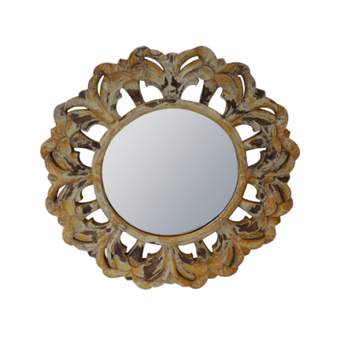 Specchiera con Cornice in Legno Re Sole