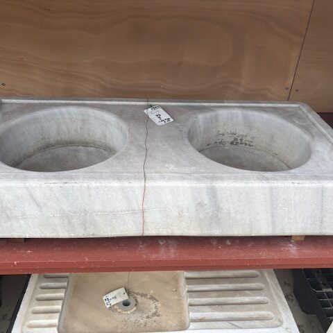 Acquaio a Due Buche in Marmo