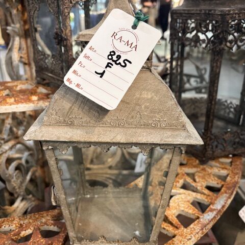 Lanterna Bombata Piccola Grigia