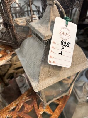 Lanterna Bombata Piccola Grigia