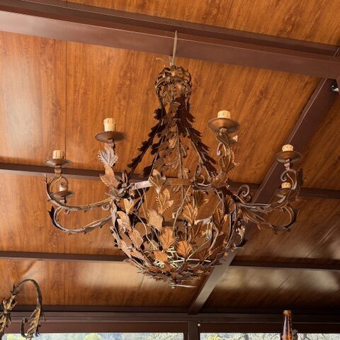 Lampadario con Foglie