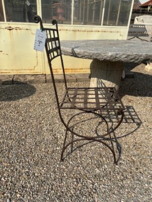 Sedie in Ferro Intrecciate con Riccio