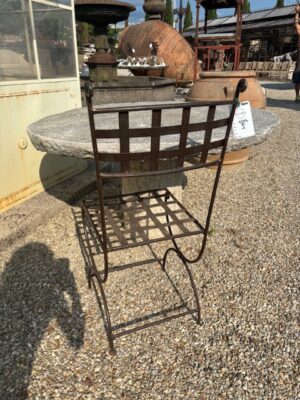 Sedie in Ferro Intrecciate con Riccio