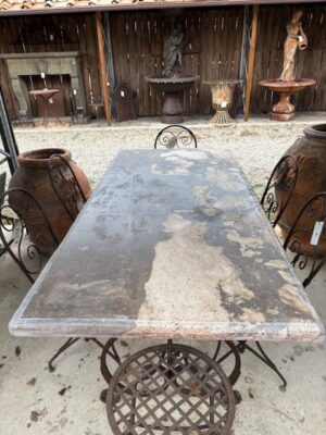 Piano Tavolo in Travertino Cava di Rapolano