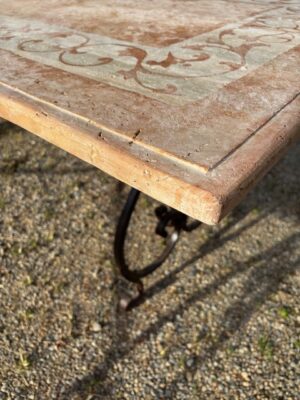 Piano Tavolo in Travertino Pietra Antica