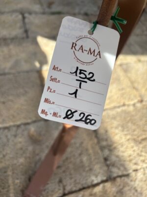 Tavolo Rotondo in Travertino Gigante con Piano Girevole completo di Base in Ferro