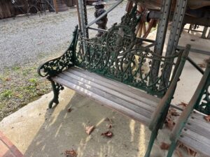 Panchina Stile Reale in Ghisa e Legno