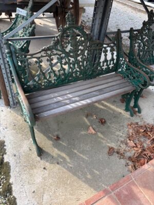 Panchina Stile Reale in Ghisa e Legno