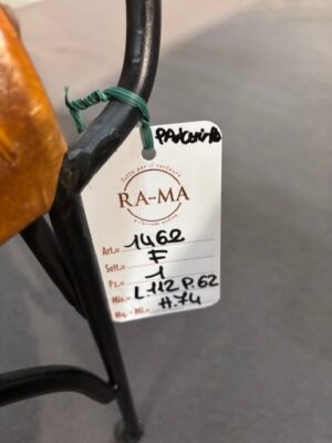 Panchina in Pelle e Ferro