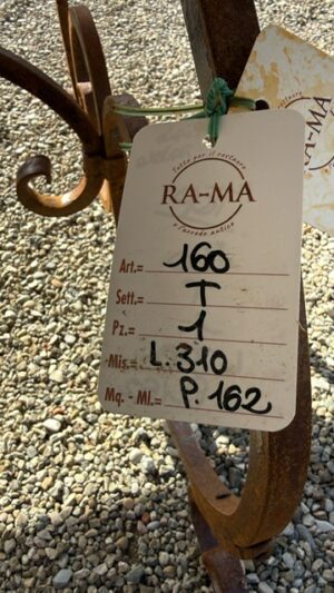 Piano Gigante in Travertino Capanni con Base in Ferro