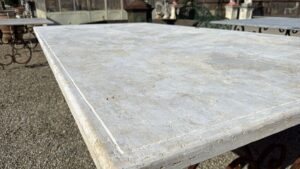 Piano Gigante in Travertino Capanni con Base in Ferro