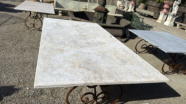 piano tavolo travertino