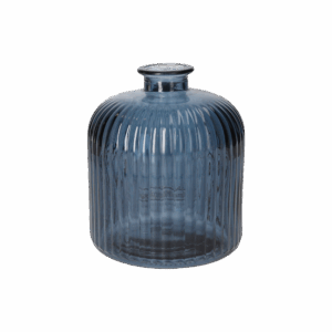 Bottiglia Rigata Cobalto Media