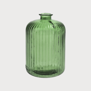 Bottiglia Rigata Verde Media