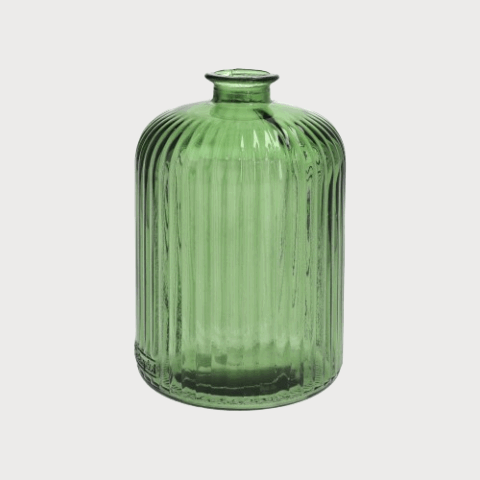 Bottiglia Rigata Verde Media