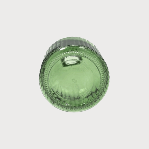 Bottiglia Rigata Verde Media