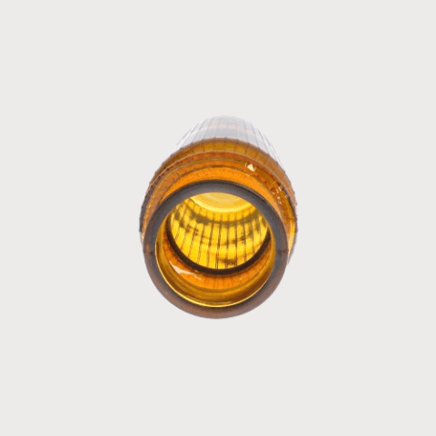 Vaso Rigato Gigante Arancio