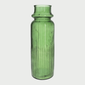 Vaso Rigato Alto Verde