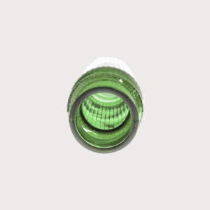 Vaso Rigato Alto Verde