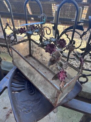 Fioriera Vetro Antico