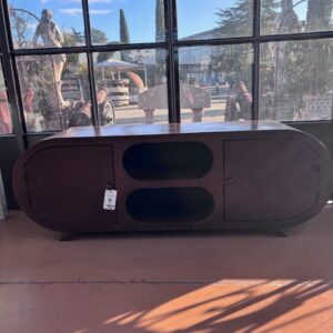 Gabinete de hierro ovalado