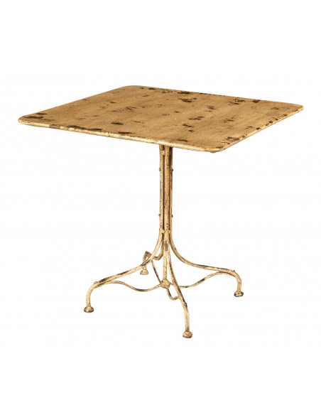 Tavolo in Ferro Quadrato Crema