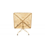 Tavolo in Ferro Quadrato Crema