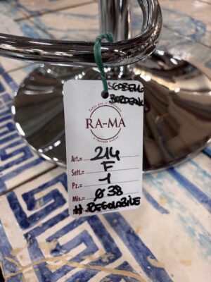 Sgabello in Ecopelle Bordeaux Artigianale