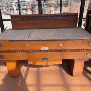 Tavolo da Macellaio con Cassettoni "Natta e Nagot Lille"