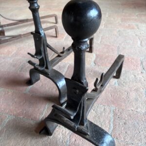 Coppia di Alari in Ferro originali