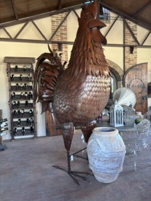 Gallo in Ferro Zincato Immenso Panzano in Chianti