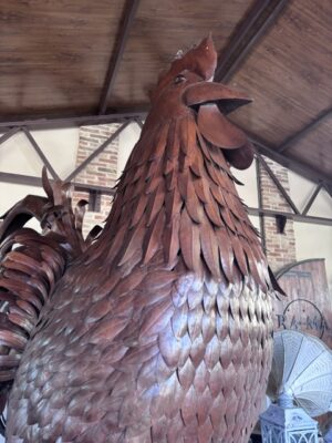 Gallo in Ferro Zincato Immenso Panzano in Chianti