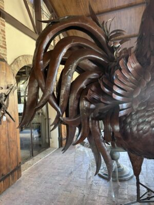 Gallo in Ferro Zincato Immenso Panzano in Chianti