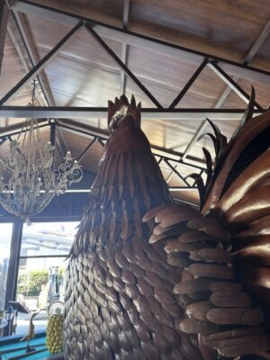 Gallo in Ferro Zincato Immenso Panzano in Chianti