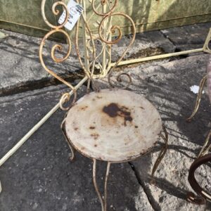 Coppia Sedie Liberty a Farfalla con Doppia Gamba