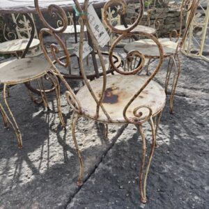 Coppia Sedie Liberty a Farfalla con Doppia Gamba