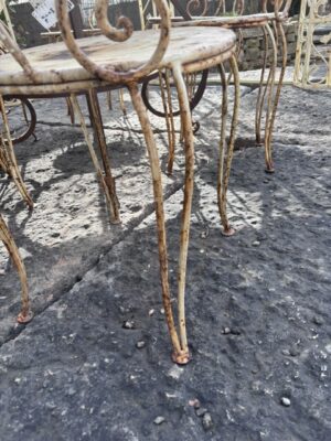 Coppia Sedie Liberty a Farfalla con Doppia Gamba