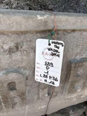 Indicatore in Pietra Via del Sale Volterra
