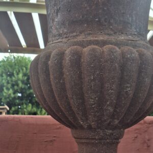 vaso ghisa ruggine