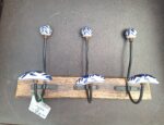 Appendiabiti con 3 Ganci in Ceramica