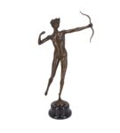 Diana a Caccia in Bronzo