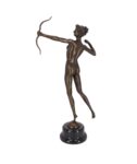 Diana a Caccia in Bronzo