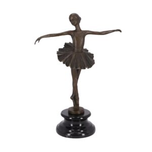 Ballerina in bronzo