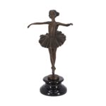 Ballerina in bronzo