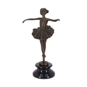 Ballerina in bronzo