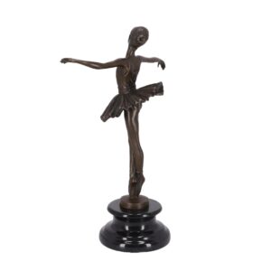 Ballerina in bronzo
