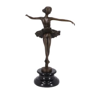 Ballerina in bronzo